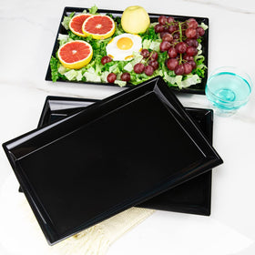 Supernal not microwavable tray, suited for room-temperature servings.