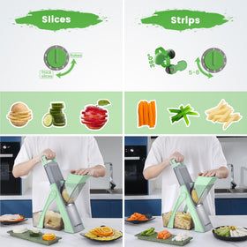 SupMaKin Automatic rebound handle reduces effort during slicing tasks