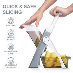 SupMaKin foldable and dishwasher-safe design makes storage and cleaning easy.