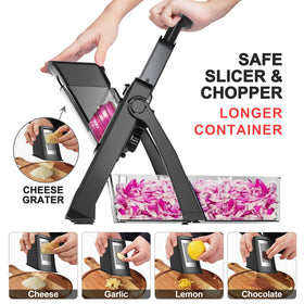 SupMaKin front cheese grater attachment for garlic and chocolate.