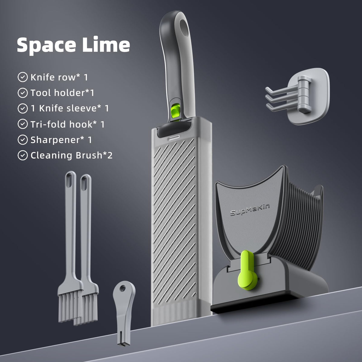 Compact design with wall-mount option saves kitchen space.