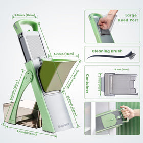 SupMaKin Rust-resistant stainless steel blades stay sharp for heavy use
