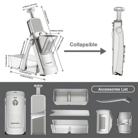 SupMaKin foldable, compact design fits in small kitchens and reduces clutter.