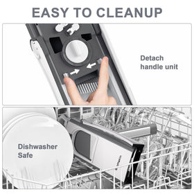 SupMaKin upgrade safe mandoline slicer blade assembly highlights rust-resistant blades for durability