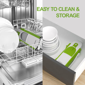 SupMaKin Upgrade Safe Mandoline Slicer foldable design enables easy storage after use.