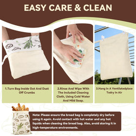 Supply Depot bread bags accommodate large sourdough loaves