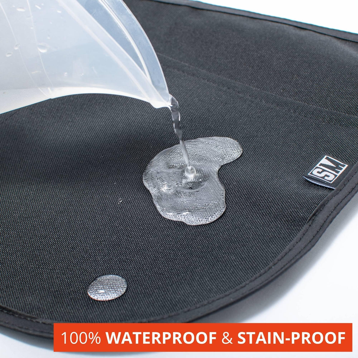 SupplyMaid three-pocket waitstaff apron shows organized tools within easy reach.