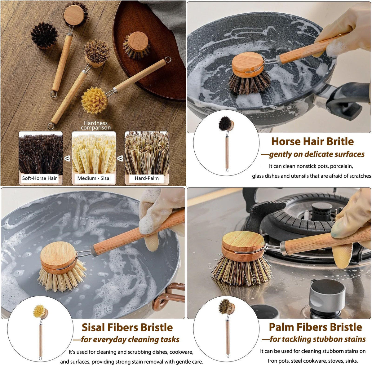 SUPRNN sisal head tackles tough stains on pots and pans