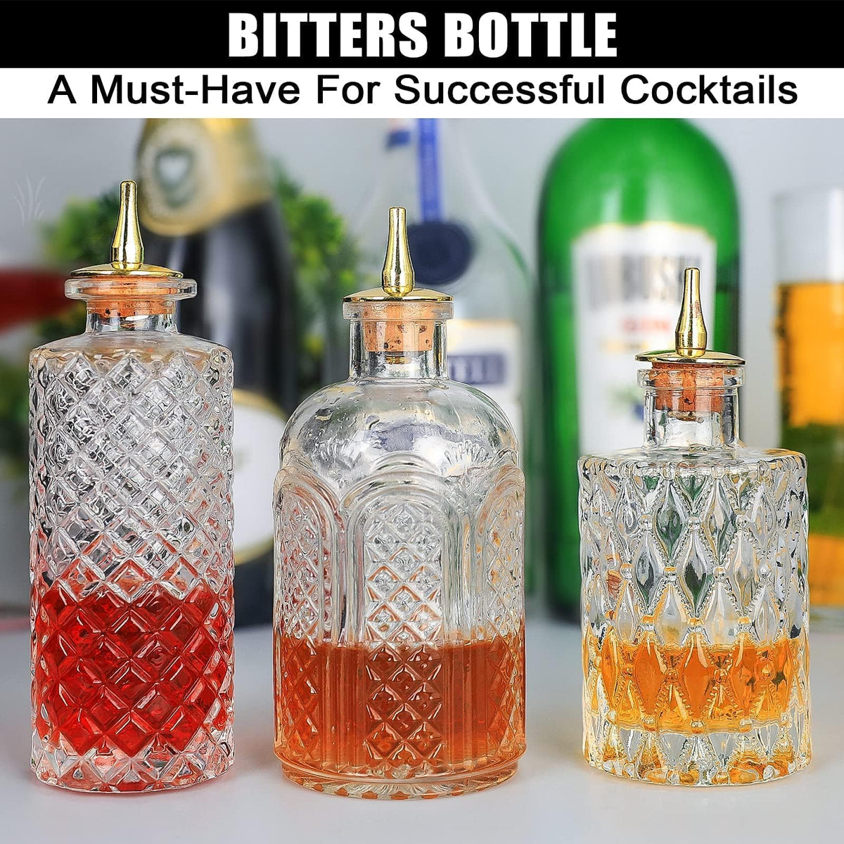 SuproBarware bitters bottle makes a stylish gift for cocktail lovers