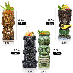 Vintage-inspired SuproBarware tropical drinkware elevating home bars.