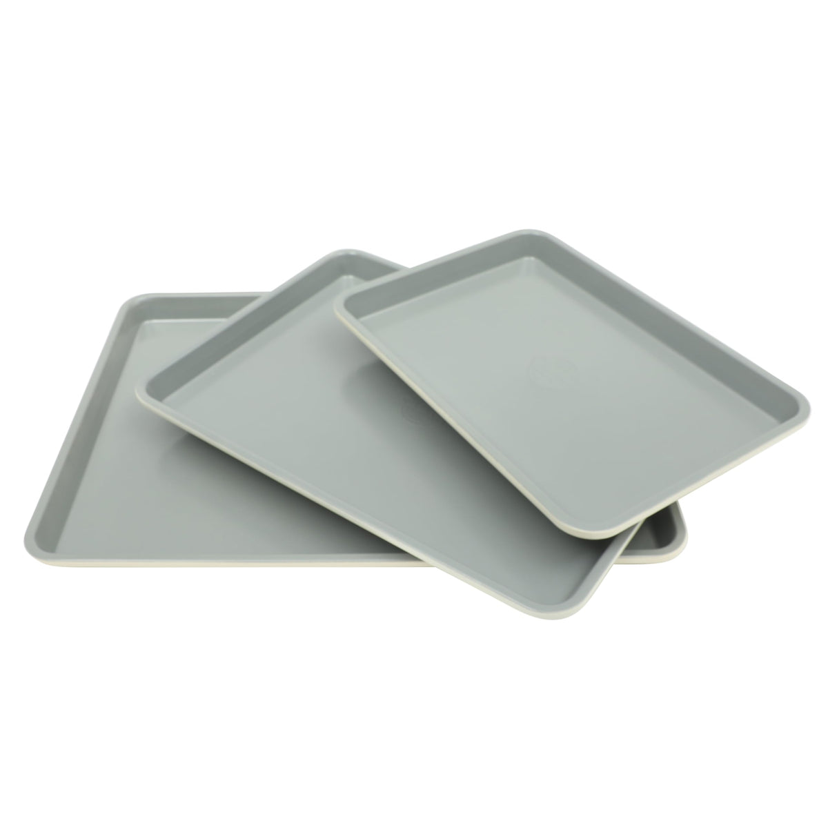 Sur La Table Bake Sale 13x9 nonstick cookie sheet for easy release and cleanup.
