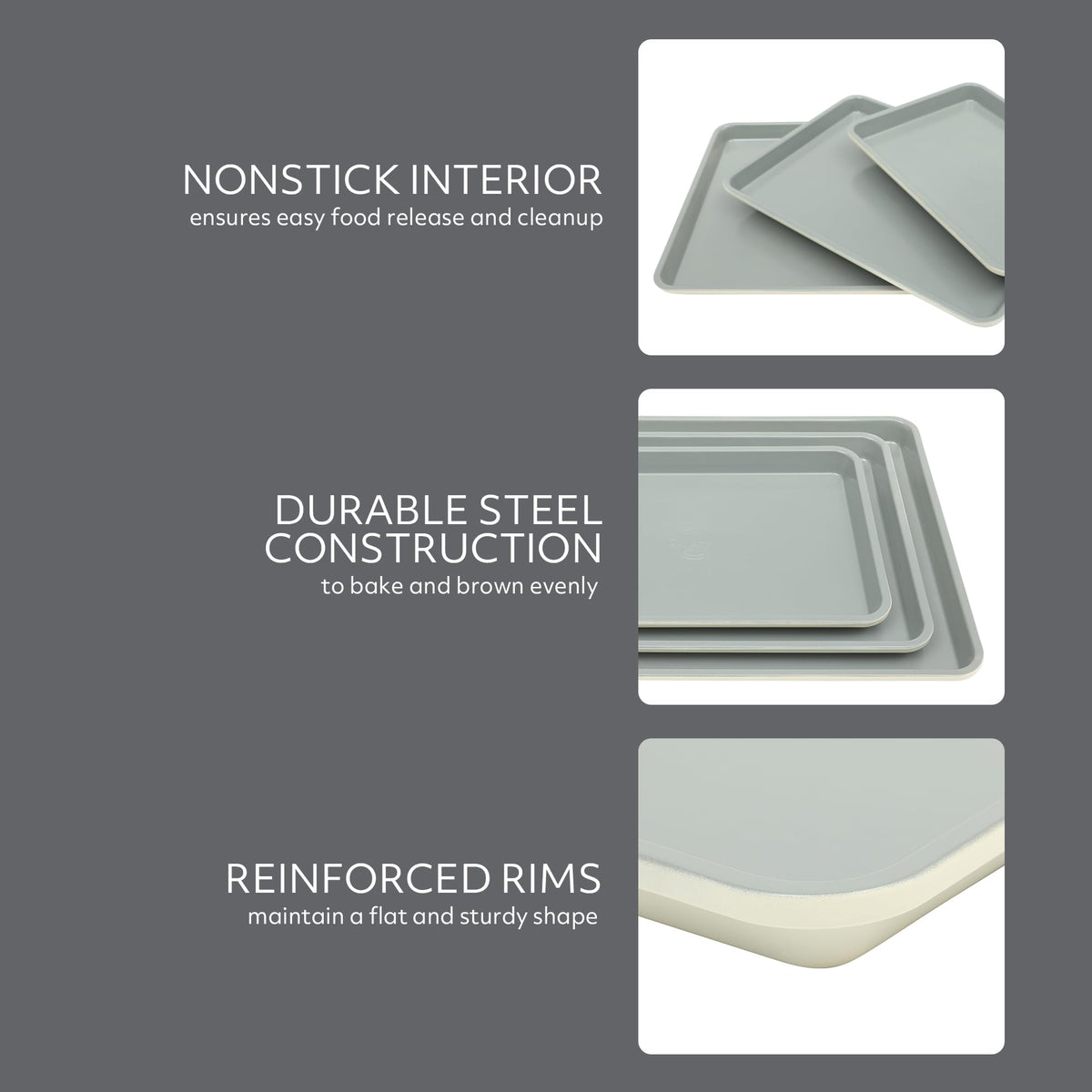 Sur La Table Bake Sale carbon steel bakeware showing even heat distribution.