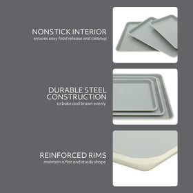 Sur La Table Bake Sale carbon steel bakeware showing even heat distribution.