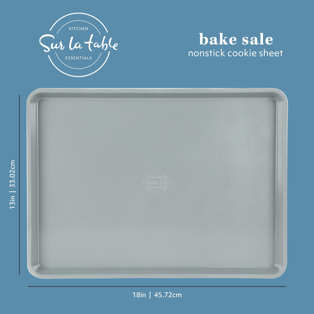 Sur La Table Bake Sale ceramic nonstick finish offers easy cleanup.
