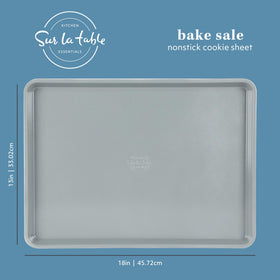 Sur La Table Bake Sale ceramic nonstick finish offers easy cleanup.