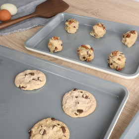 Sur La Table Bake Sale grey exterior adds a stylish, durable kitchen tool.