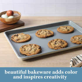 Sur La Table Bake Sale nonstick interior promotes simple removal of cookies.
