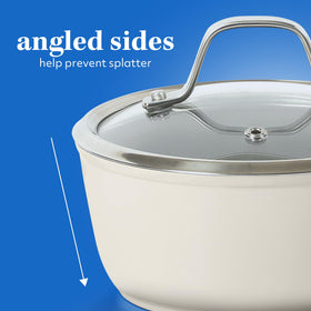 Sur La Table 2-quart saucepan lid: secure fit for sauces.