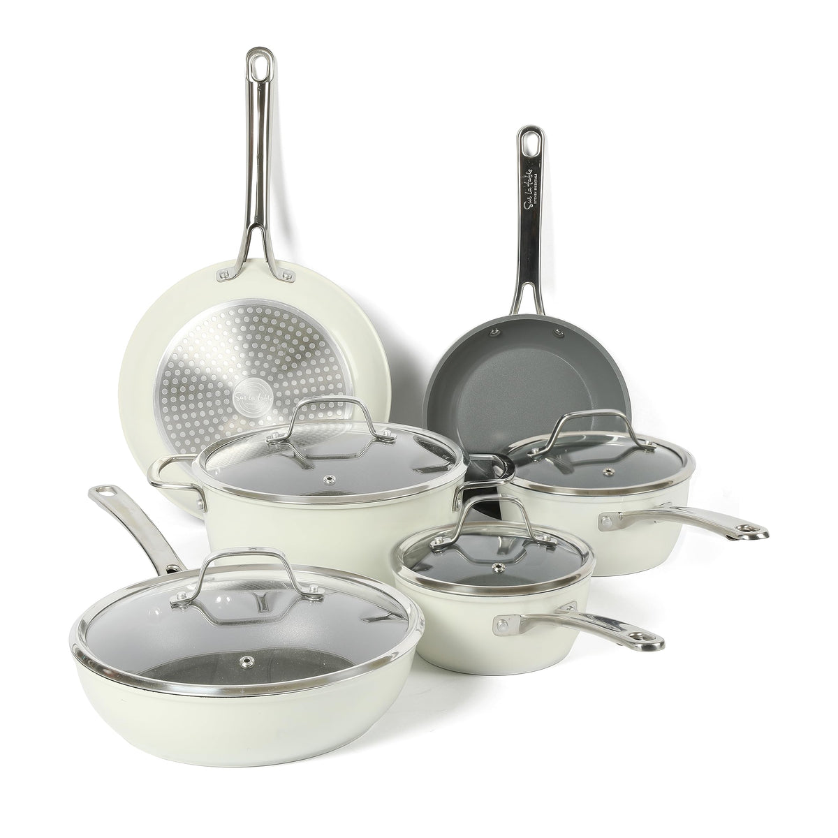 Sur La Table 8-inch frying pan: even heat for quick searing.