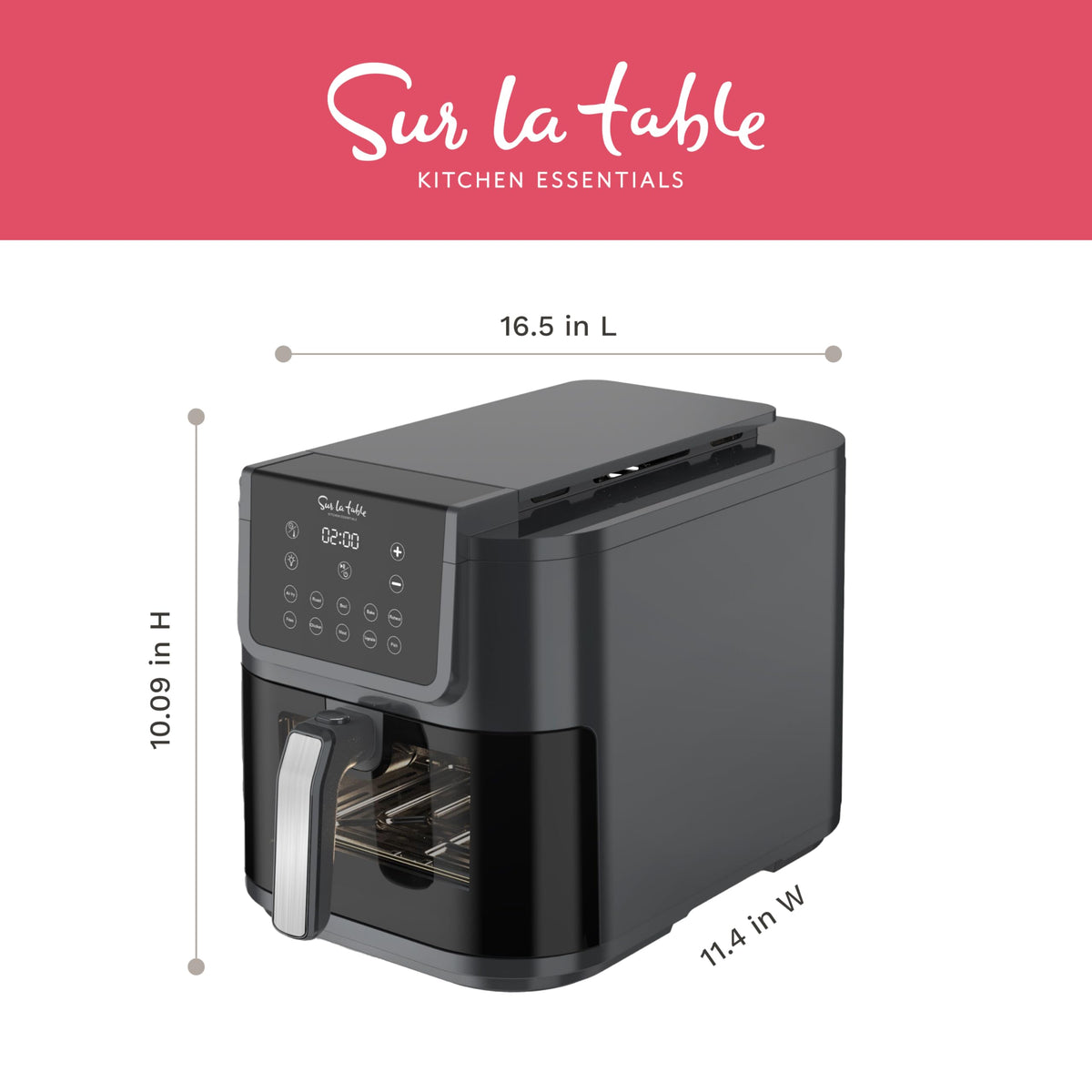 Sur La Table compact design saves counter space while delivering versatility.