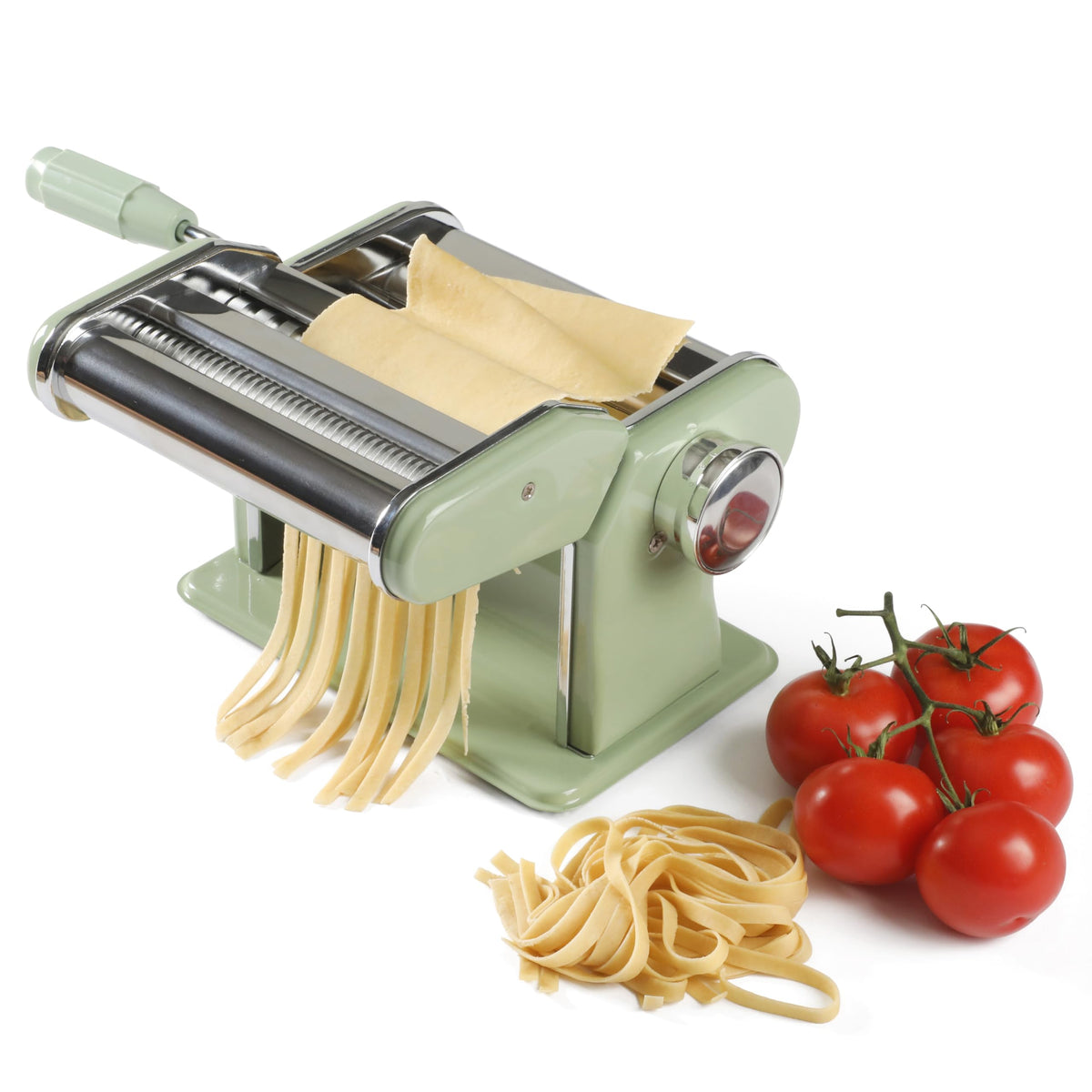 Sur La Table Va Bene pasta maker front view, ideal for fresh pasta at home.
