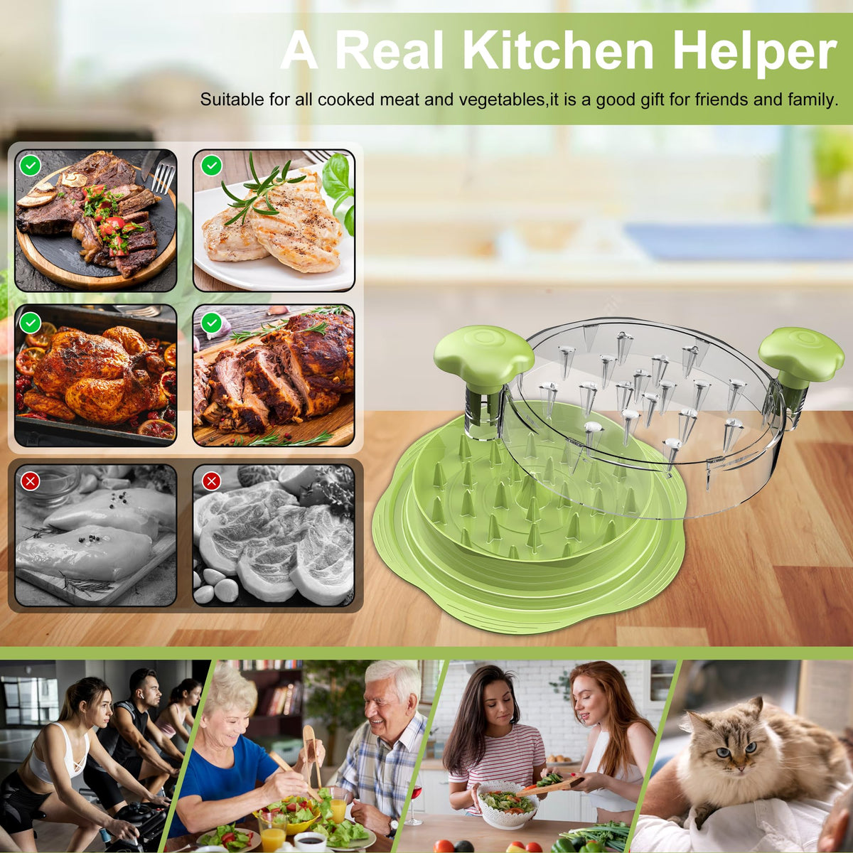 SURETIVIAN BPA-free material for safe kitchen use