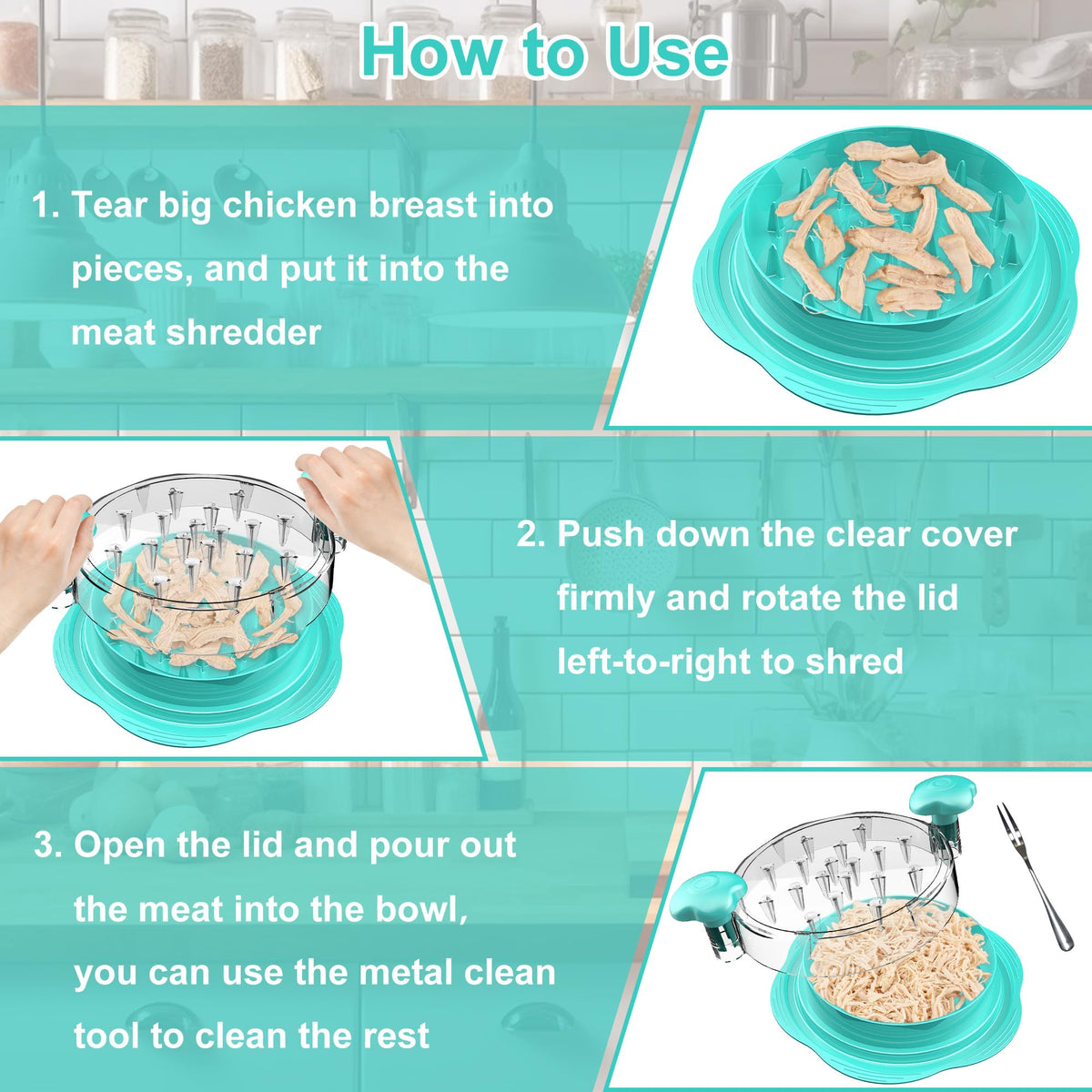 SURETIVIAN dishwasher-safe design eases post-use cleaning.