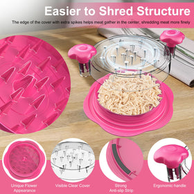 SURETIVIAN ergonomic handle reduces hand fatigue while shredding across meals.