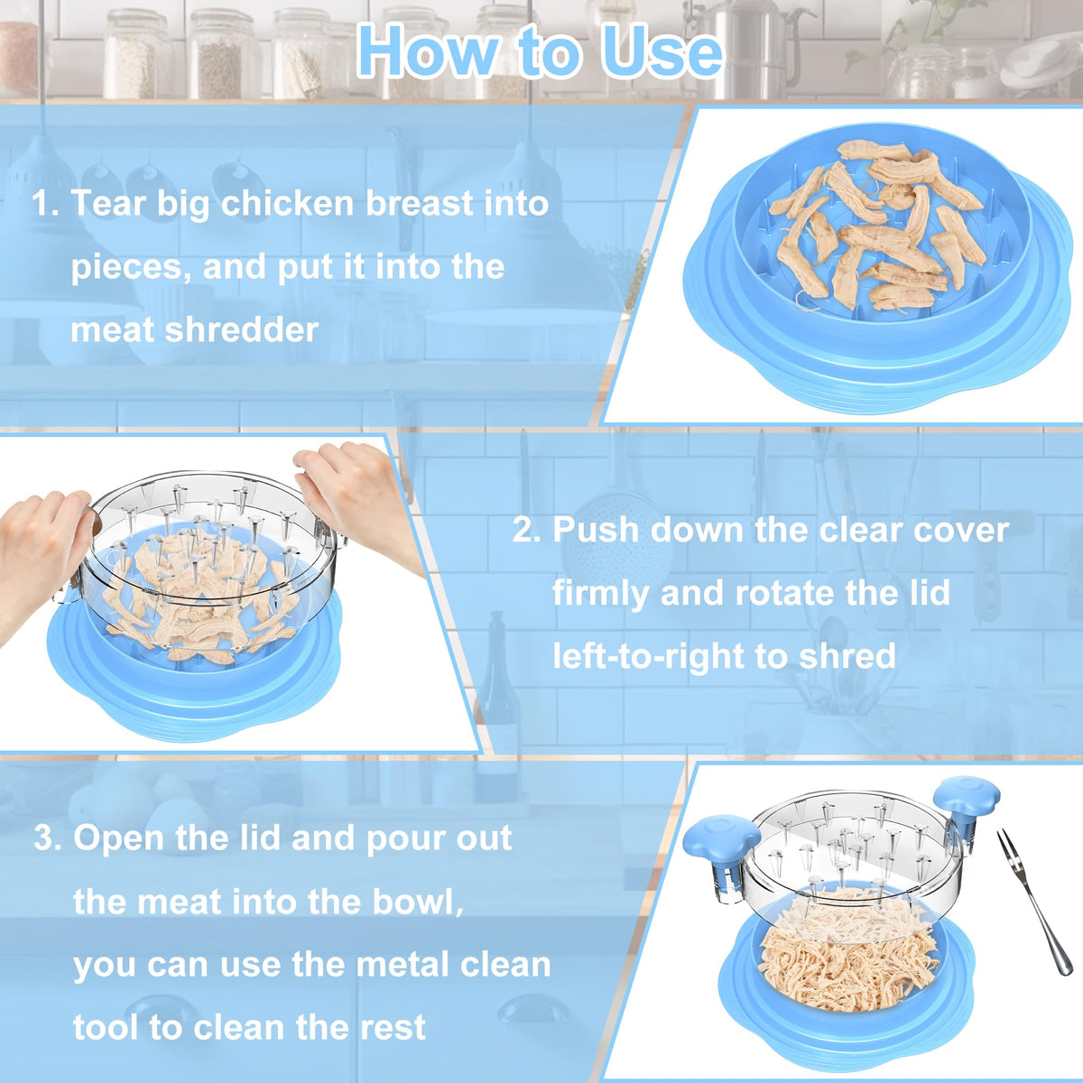 SURETIVIAN cleaning brush included for easy cleanup.