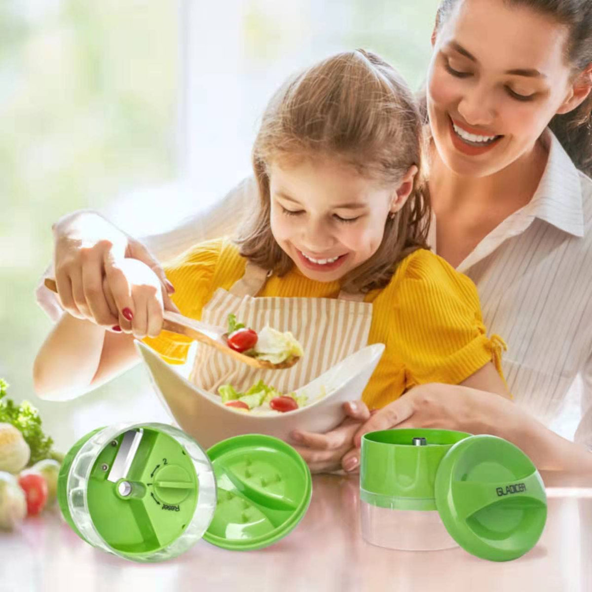 SureWin compact easy-clean design saves counter space after use.