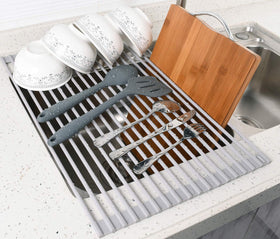 Surpahs heat-resistant rack tolerates hot cookware up to 400F