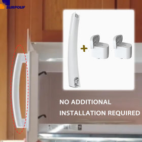 SURPOUF microwave-door-handle-fit, compatible with multiple GE and Kenmore ovens.