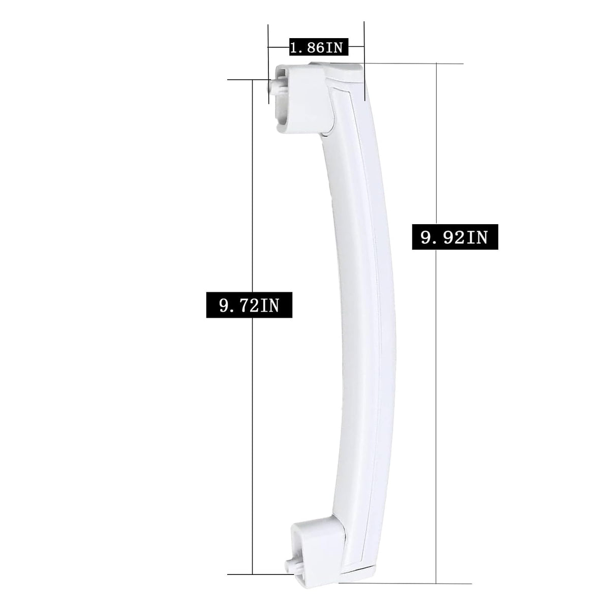 SURPOUF WB15X10276 handle side view, sturdy construction for durable daily use.