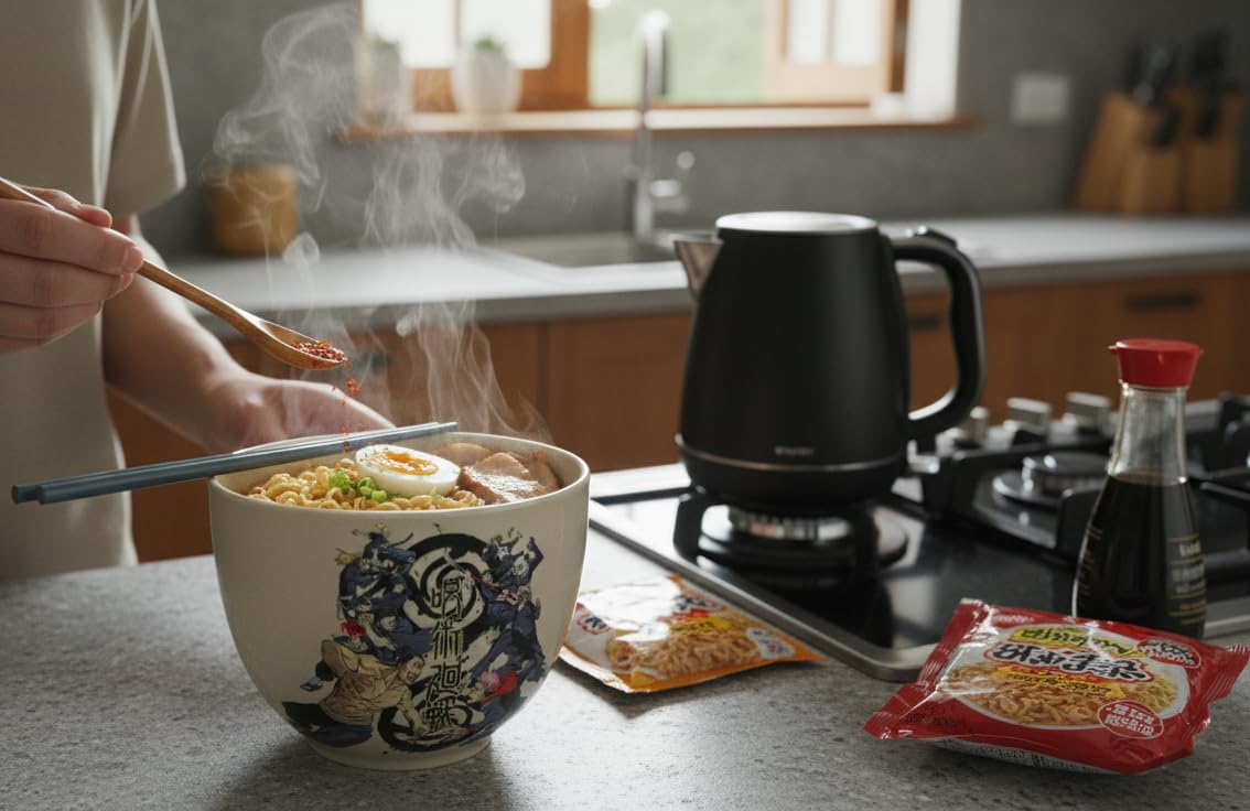 Surreal Entertainment JJK ramen bowl shows full sorcerer lineup for epic display