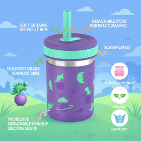 Sursip stainless steel toddler cup, a durable option for active kids.