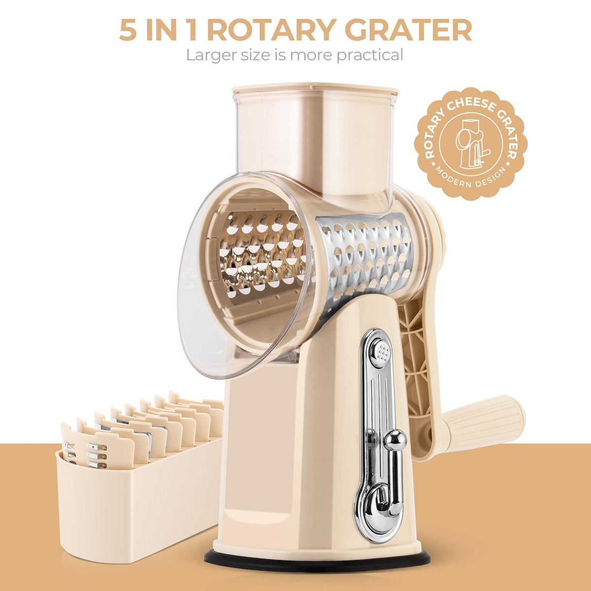 SUSTEAS easy disassembly makes cleaning and storage simple.