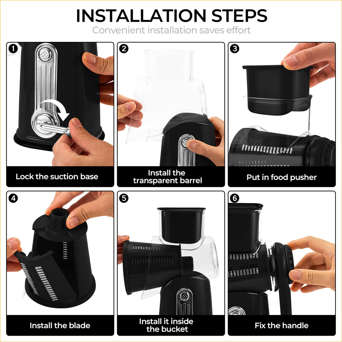 SUSTEAS easy disassembly for quick cleaning and care.