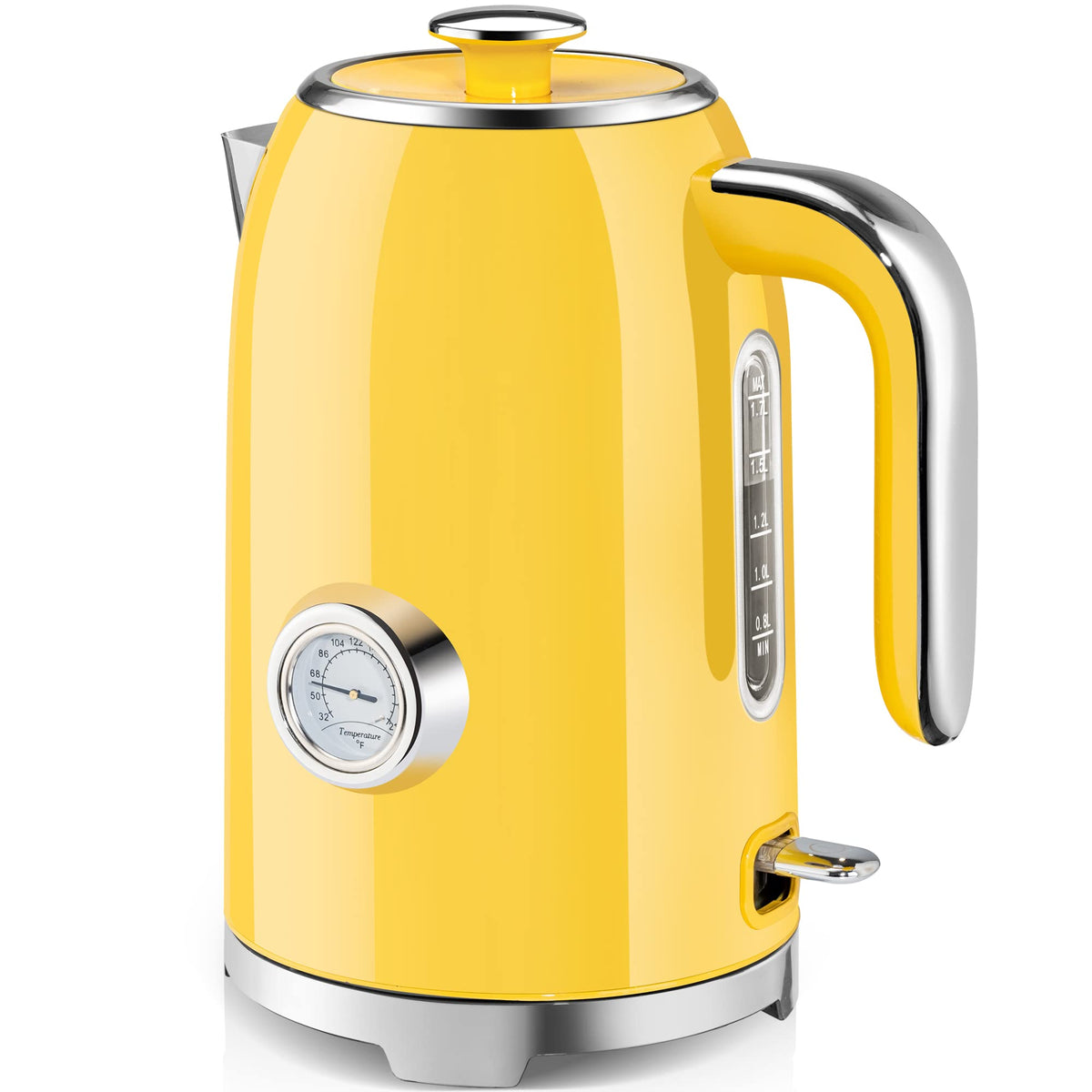 SUSTEAS electric kettle with thermometer for precise temperature control