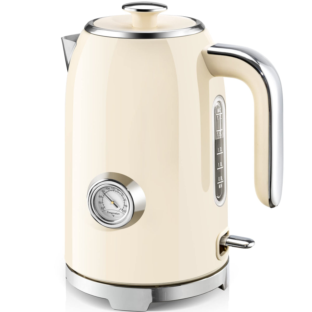 SUSTEAS electric kettle thermometer display for precise water temp during tea brewing