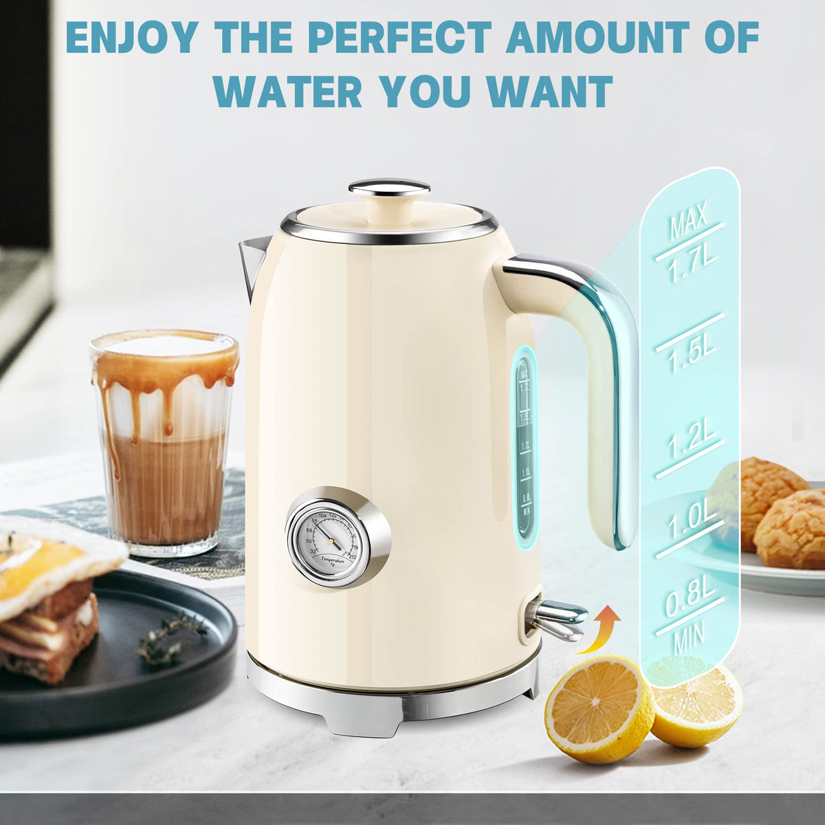 SUSTEAS wide-mouth opening simplifies filling and cleaning