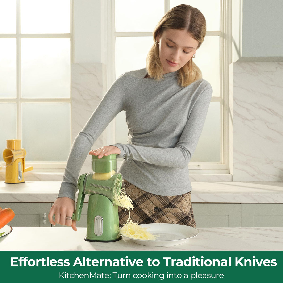 SUSTEAS ergonomic handle design reduces hand strain.