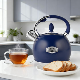 SUSTEAS kettle emitting a loud whistle to signal when water reaches a boil.