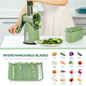 SUSTEAS retro green finish adds style.