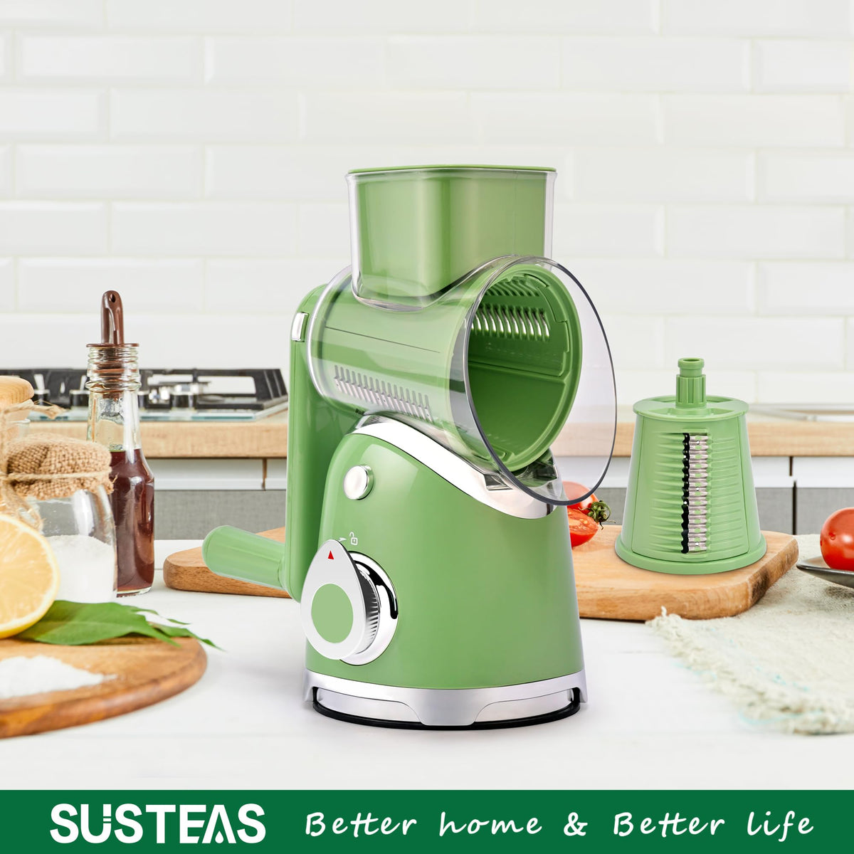 SUSTEAS green design adds a bright touch to your kitchen