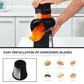 SUSTEAS round mandoline slicer for precise slices.