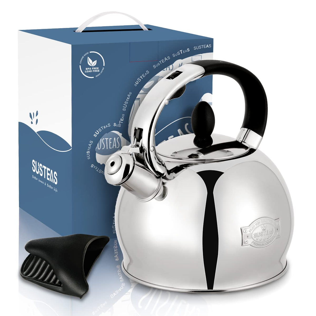 SUSTEAS pouring view shows smooth, controlled tea flow