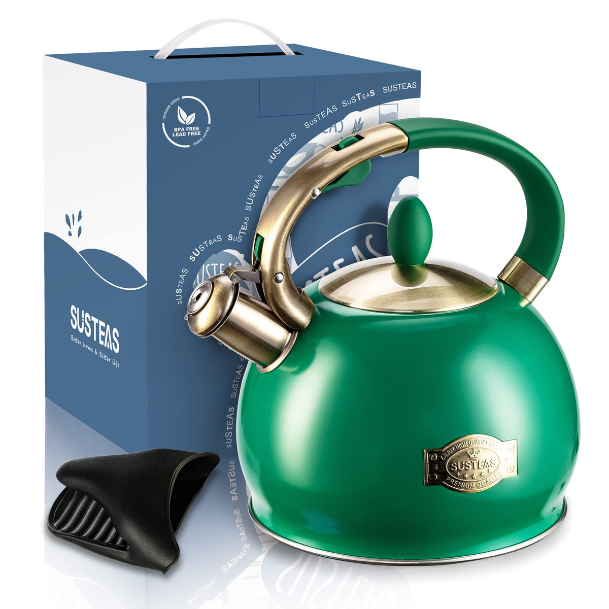 SUSTEAS elegant gift-ready packaging for tea lovers.