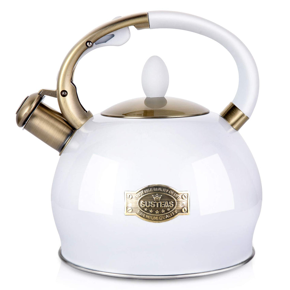 SUSTEAS kettle handle provides safe, ergonomic pouring.