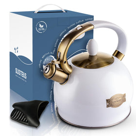 SUSTEAS kettle spout delivers controlled, drip-free pours.