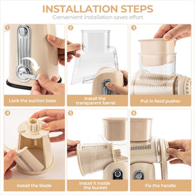 SUSTEAS strong suction base prevents movement on counters.